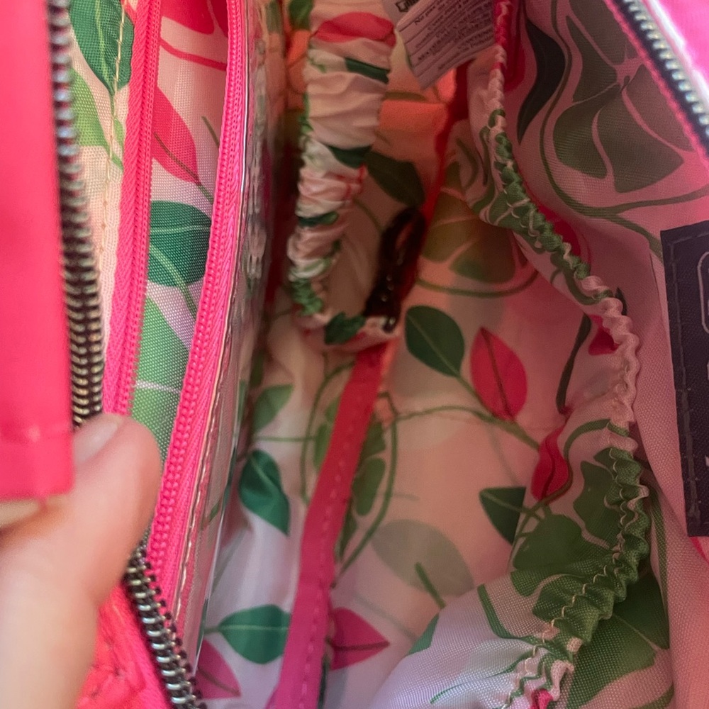 Lug Bebop and matching Straddle walker Pink and White Quilted Bag and Wallet Set - Picture 3 of 7